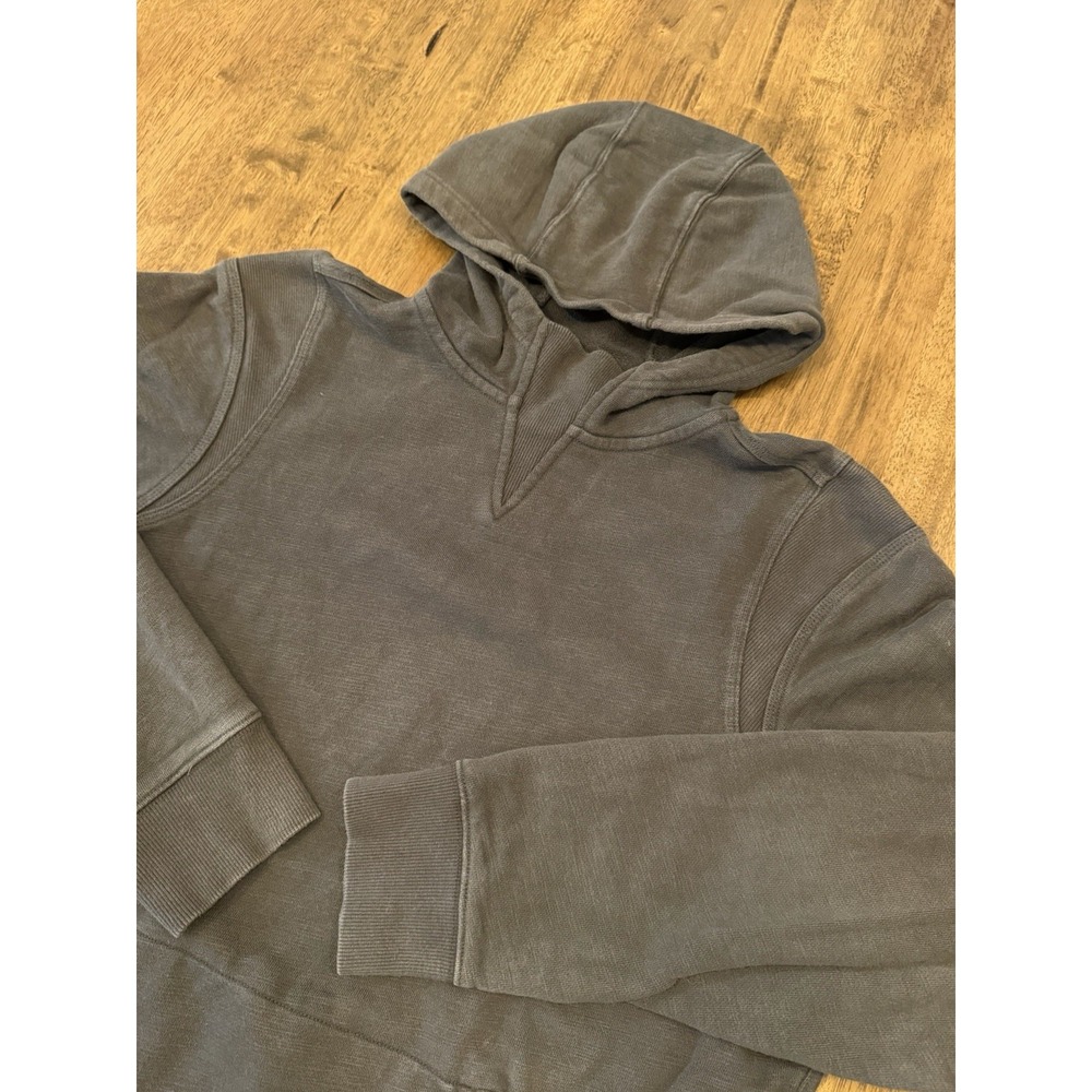 Duluth Trading Co Women's Relaxed Fit Hoodie Sweatshirt M Gray Zipper Pockets